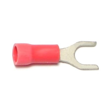 Midwest Fastener Fork Terminal, 18 AWG, Plastic Insulated, 15 PK 69983